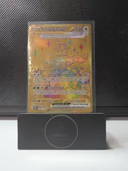 Pokemon Terapagos ex 180/131 Sv: Prismatic Evolutions Hyper Rare Holo 230HP - Image 1