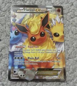 Pokemon Flareon EX RC28/RC32 Generations Radiant Collection Full Art Holo 170 H… - Image 1