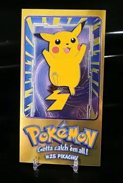 NM‼ Pokemon 2000 Topps Series 1 & 2 Tin Topper Jumbo Oversized Complete Set 5/5 - Image 3