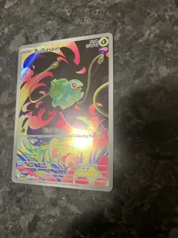 Pokemon Bulbasaur IR Mega Evolution 133/132 In Hand English - NM- Pack Fresh - Image 3