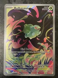 Pokemon Bulbasaur IR Mega Evolution 133/132 In Hand English - NM- Pack Fresh - Image 4