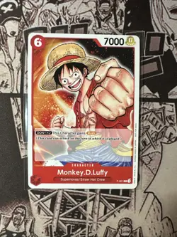 Pre-Errata Monkey.D.Luffy (Promotion Pack 2022) P-001 One Piece Promotion Cards - Image 1