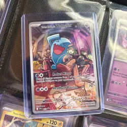 Team Rocket's Wobbuffet 203 SVP Black Star Promo Pokemon TCG - Image 1