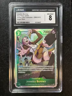 One Piece Graded CGC 8 Jewelry Bonney EB02-015 Super Rare English - Image 2