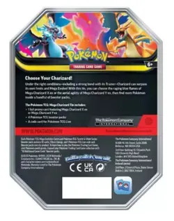 2026 Pokemon Trading Card Game: Mega Charizard Y Tin *NEW!/FACTORY SEALED!* - Image 2