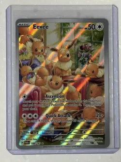 Pokemon TCG Eevee 188/167 Twilight Masquerade Illustration Rare M/NM Card - Image 1