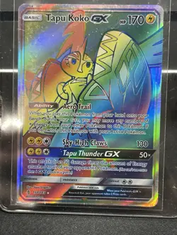 Pokemon Tapu Koko GX Holo Sun & Moon Pokemon-GX Card Lot 153/145 - Image 1