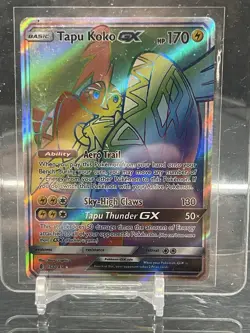 Pokemon Tapu Koko GX Holo Sun & Moon Pokemon-GX Card Lot 153/145 - Image 3