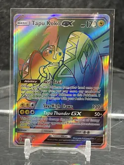 Pokemon Tapu Koko GX Holo Sun & Moon Pokemon-GX Card Lot 153/145 - Image 4