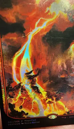 Lightning Bolt *Promo Magic Fest* (MFP) Full Art, Promo Foil - Card #1 - LP -MTG - Image 4