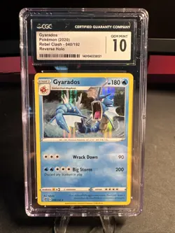 Pokemon TCG Gyarados 040/192 Swsh02: Rebel Clash Holo CGC 10 GEM MINT Rare! - Image 1