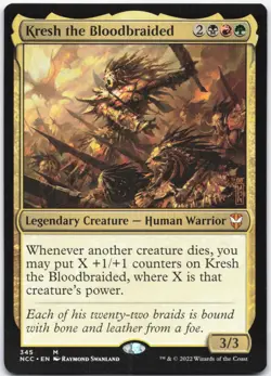 Kresh the Bloodbraided M Commander: Streets of New Capenna 345 NM - Image 1