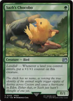 Sazh's Chocobo U FINAL FANTASY 200 - LP MTG - Image 1