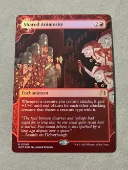 Shared Animosity - Foil - Wilds of Eldraine: Enchanting Tales - NM-Mint MTG - Image 1