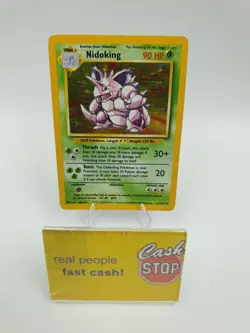 NIDOKING 11/102 HOLO RARE POKEMON TRADING CARD GAME - Image 1
