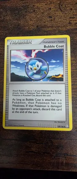 Bubble Coat 129/146 Uncommon Legends Awakened Pokemon Lightly Played - Image 1