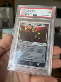 Pokemon Umbreon EX Unseen Forces Ultra Rare #112 PSA 7 - Image 2