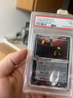 Pokemon Umbreon EX Unseen Forces Ultra Rare #112 PSA 7 - Image 3
