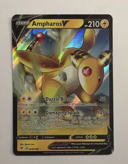 Ampharos V 049/185 - Vivid Voltage Sword And Shield - Pokemon TCG - Image 1