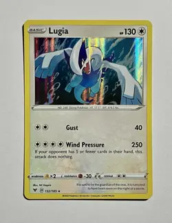 Lugia 132/185 (NM) Holo Rare Sword & Shield: Vivid Voltage 2020 Pokemon Card TCG - Image 2