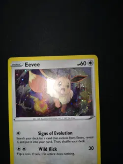 Pokemon TCG Eevee Sword & Shield Swsh042 Holo Promo LP - Image 3