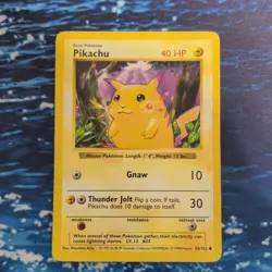 Pikachu Red Cheeks 58/102 Base Set Unlimited 1999 Shadowless - Image 1