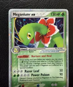Meganium ex 106/115 Unseen Forces Holo Pokemon TCG With Triple Swirls🌀LP/MP - Image 3
