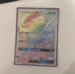 Pokemon Company Suicune GX Secret Rare 220/214 Lost Thunder Holo - Image 1