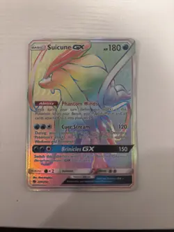 Pokemon Company Suicune GX Secret Rare 220/214 Lost Thunder Holo - Image 2