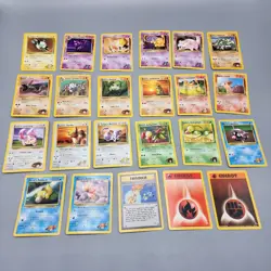 Vintage WOTC Gym Heroes Pokemon Card Lot Of 23! No Duplicates / LP - Image 1