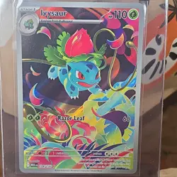 Pokemon Mega Evolution #134/132 Ivysaur Illustration RARE - Image 1