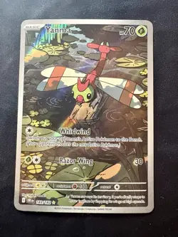 Pokemon TCG Destined Rivals Yanma Illustration Rare #183 Holo - Image 1