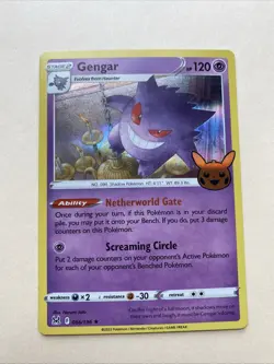 Gengar 066/196 Holo Rare Trick Or Trade Stamped - LP - Image 1