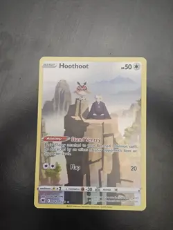 Hoothoot TG12/TG30 Astral Radiance Trainer Gallery Full Art Pokemon - Image 1