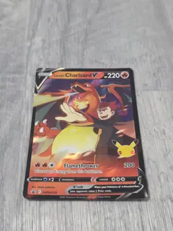 Lance's Charizard v SWSH133 Celebrations Black Star Promo Pokemon - C720 - Image 1