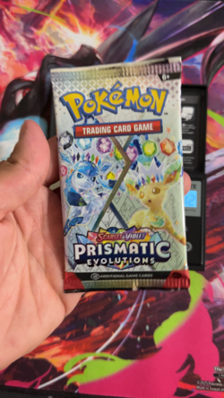 (VERY HEAVY) 🔥22.42g Prismatic Evolutions Pokemon Sealed Booster Pack Brand New - Image 2
