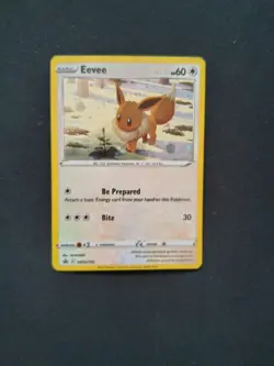 Pokemon - Eevee SWSH190 Holo Promo Sword & Shield - Image 1