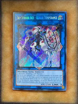 Yugioh Sky Striker Ace - Azalea Temperance BLTR-EN044 Secret Rare 1st Ed NM - Image 1
