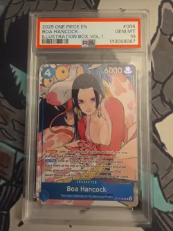 One Piece TCG Boa Hancock PSA 10 English ST17-004 2025 Illustration Box Vol. 1 - Image 1