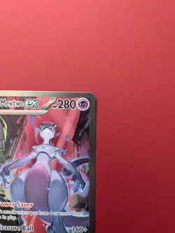 Team Rocket's Mewtwo ex SIR - Destined Rivals 231/182 IN HAND English Pokemon - Image 5