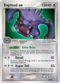 Exploud ex (#92/100) - Holofoil EX - Crystal Guardians NM Pokemon - Image 1