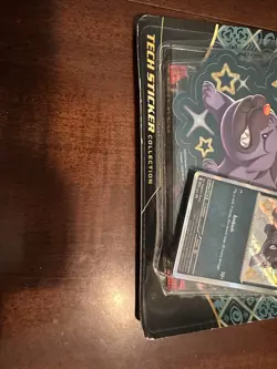 Pokemon TCG Paldean Fates 3 Pack Blister Tech Sticker Maschiff - Image 3