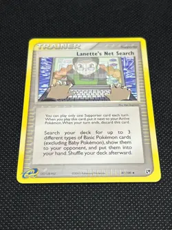 Pokemon Tcg Lanette's Net Search 87/100 EX Sandstorm Non Holo - Image 2