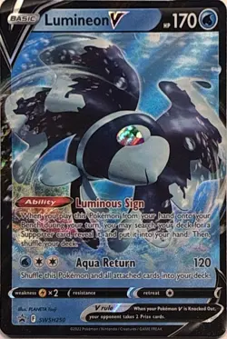 Lumineon V SWSH250 Holo P Sword & Shield Promo Pokemon NM - Image 1