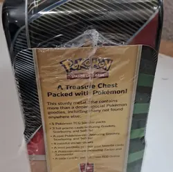 Pokemon TCG Sword & Shield 2020 Treasure Chest Tin Box w/ Promo & Booster - Image 4