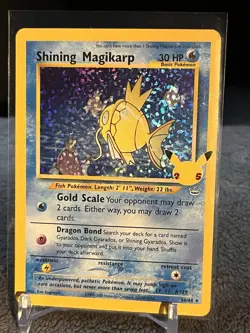 Pokemon TCG Shining Magikarp 66/64 Celebrations Classic Collection NM+ - Image 1