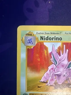 1999 Pokemon TCG Nidorino 1st Edition Shadowless Base Set 37/102 - Image 2