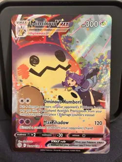 Pokemon Mimikyu VMAX TG17/TG30 SWSH09 Brilliant Stars Ultra Rare Holo English - Image 1