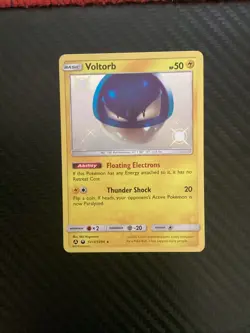Voltorb SV13/SV94 Shiny Rare Hidden Fates Shiny Vault Pokemon Near Mint - Image 1