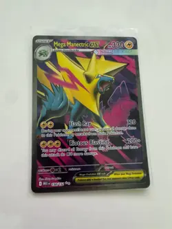 Mega Manectric ex 158/132 Ultra Rare Mega Evolution Pokemon Near Mint - Image 1